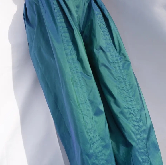 NWT ESQ Aqua Iridescent Oversized Pant - Picture 9 of 9